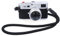 Hargedis Camera Shoulder Strap Climbing Rope Camera Neck Strap for Mirrorless and DSLR Cameras, with Lens Cap Keeper (Black)