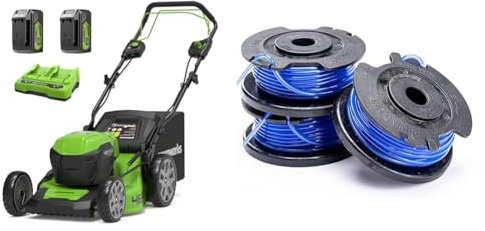 Greenworks 48V (2x24V) Self Propelled Cordless Lawnmower & Tools Single Cord Spool for Lawn Trimmers (1.65 mm Cord Diameter 4.8 m Cord per Spool Suitable for 24 V Greenworks Series)