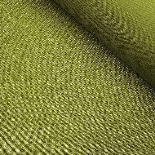 Staab's Stoff wasserabweisend Baumwolle beschichtet Uni Farben Melange (in 50cm Schritten) (Breite 140 cm x Länge wählbar) (Grün)