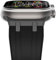 NewWays Bracelet de sport, en silicone, souple, 49, 45, 44, 42 mm, pour Apple Watch, iWatch Ultra 2/Ultra séries 9, 8, 7, 6, SE, 5, 4, 3, 2, 1, hommes et femmes, avec connecteur, noir