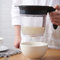 Duqulle Gravy Fat Separator, Fat Separator with Bottom Release,Fat Separation Jug,Kitchen Cooking Fat Separator Food Strainer for Skimming Fat from Sauces and Soups