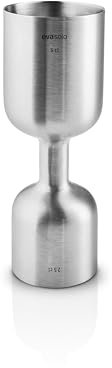 Eva Solo | Liquid Lounge Cocktail-Messbecher | Für 2,5 cl und 5 cl. | Dänisches Design und Funktionalität | Gebürsteter Stahl