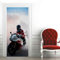 3D Türtapete Selbstklebend Türposter - Motorrad Motorrad 90 X 200 Cm - Türaufkleber Fototapete Abziehen Und Aufkleben Türfolie Poster Tapete - Kinderzimmer Wohnzimmer Küche Schlafzimmer Tür F -7W4T8A8