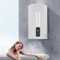 KEESUNG 2KW Elektro Warmwasserspeicher Boiler, Wandmontage-Wasserboiler WandhäNgend Durchlauferhitzer Warmwasserboiler Elektrospeicher Hängespeicher Weiß Elektroboile (120L)