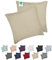 Barbons Kissenbezug 80x80 2er Set – 165 g/m² Oeko-TEX Zertifiziert Kopfkissenbezug 100% Jersey Baumwolle weiche Kissenbezüge Kissenhülle mit Reißverschluss (80x80-Sand)