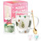 Weihnachtsgeschenke für Frauen und Männer Süße Schneeflocken Doppelwandige Kaffeetassen Espressotassen aus Glas mit Henkel, Weihnachtssocken Geschenke für Mama,Freunde,Kinder,Oma Weihnachtsdekoration