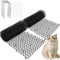 YOUNTHYE 2 Roll Cat Scat Mat with Spikes, 30x200cm Cat Repellent Mat Plastic Anti Cat Prickle Strips with 16 U-shaped Pegs, Cat Deterrent Mat for Home, Garden, Fence