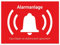 tradercat 10 Stück Alarm Aufkleber Alarmgesichert, Sticker innen & außen, Warnaufkleber Alarmanlage mit UV-Schutz, Aussenklebend, Objekt alarmgesichert