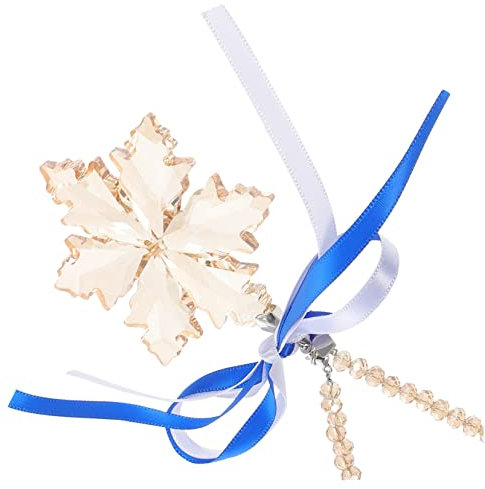 Ciieeo Hängende Kristallornamente Kristallschneeflocke Für Auto-rückspiegel-zubehör Autodekor