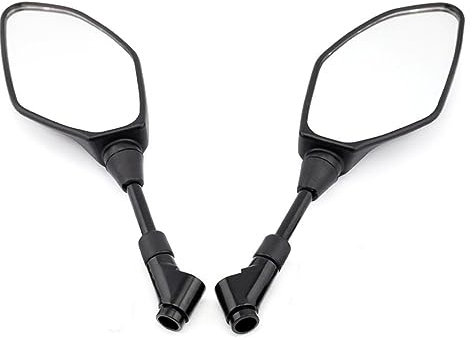 BBIGTIFWX Motorrad Spiegel Set Rückspiegel Für Y&AMAHA XJ6 FZ6 N/S FZ8 FZ1N XSR 700 900 XJR1300 XJR1200 XJR 1300 Motorrad Zubehör Rückspiegel