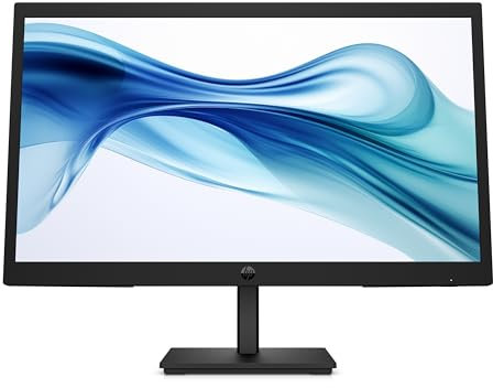 HP 322pv 54,5 cm VA-FHD-Monitor, blendfreie Augenleichterung, Neigung, Helligkeit +, Farbe, Bild, Eingang, Leistung, Menü, Verwaltung, Informationen, 3 Jahre eingeschränkte Garantie