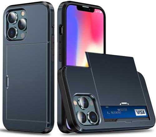 TQmchun Crossbody Case for iPhone 6/iPhone 6s,With Card Holder Full Body Heavy Duty Protective Shockproof Wallet for iPhone 6/iPhone 6s Phone Case-Dark blue