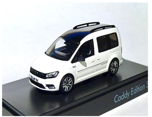 ZHRDWE Modellauto Metall Druckguss-Harz 1/43 Für VW Caddy Edition 35 Sammlermodellauto Für Erwachsene, Statische Anzeige Spielzeugauto