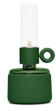 Fatboy Flamtastique XS Öllampe - Ø 10.5 cm - Grün | Öl Laterne Indoor, Petroleumlampe, Öl Tischlampe, Sturmlaterne mit Mattierter Silikonbeschichtung