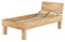 Erst-Holz Einzelbett Buche 100x200 hohes Massivholzbett Seniorenbett inkl. Federholzrahmen 60.81-10 FV