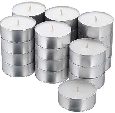 GLIMMA IKEA Teelichtkerzen, geruchlos, 4 oder 9 Stunden Brenndauer, 24 x 9 Stunden
