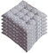 AGDLLYD Stuhlkissen 40x40cm 6er Set,Sitzkissen für Stühle Indoor und Outdoor - Bequeme Stuhlauflage - Steppkissen weich und robust bunt (B)