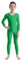 Freebily Kinder Mädchen Gymnastikanzug Turnanzug Mit Bein Langarm Basic Ganzanzug Ballettanzug Tanz Leotard Fitness Sportbody Traininganzug Grün 122-128