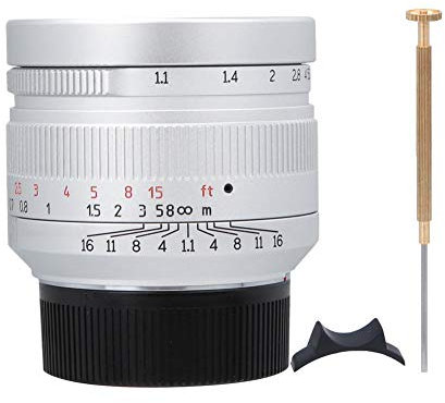 Taidda de Fin d'année Objectif, Lentille de Mise au Point Objectif Compact sans Miroir Compact 7artisans 50 mm F1.1 Fixe pour appareils Photo Leica M Mount M3 M5 M6 M7 M8