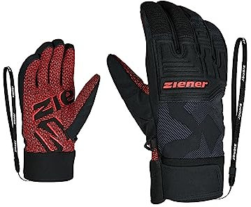 Ziener Erwachsene Ski-Handschuhe/Wintersport Wasserdicht Atmungsaktiv GARIM AS, gray ink camo, 8