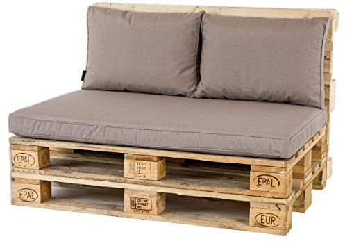 Madison Lounge rug soft Outdoor panama taupe rugkussen 60x43