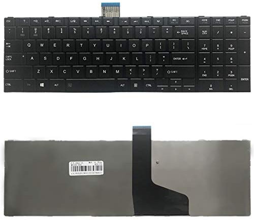 MENGHONGLLI Tastiera di Ricambio per Laptop Tastiera Versione USA per Toshiba Satellite C850 C850D C855 C855D L850 L850D L855 L855D L870 L870D