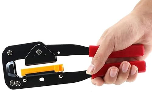 Jadeshay Abisolierzangen Professionelle IDC-Crimpzange Computerkabel-Crimpzange für Flachbandkabel-IDC-Steckverbinder