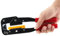 Jadeshay Abisolierzangen Professionelle IDC-Crimpzange Computerkabel-Crimpzange für Flachbandkabel-IDC-Steckverbinder