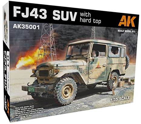 AK Interactive - Modellauto Fj43 SUV with Hard Top |ak Interactive | 35001| 1:35 Modellbau Panzer Promo