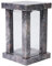 KOKA Grab-Lampe Granit Himalaya Friedhof-Leuchte Grab-Schmuck Handgefertigt Modern