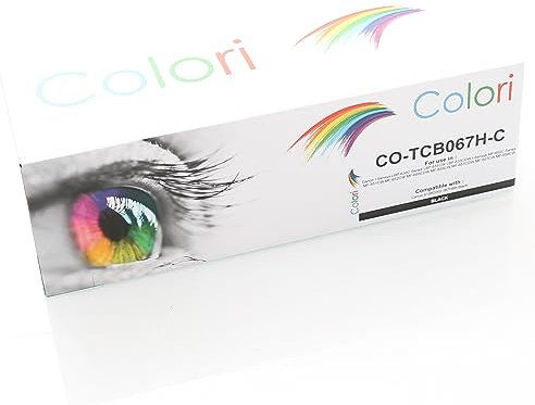 Colori Kompatibler Toner XXL (MIT CHIP) für Canon 067H BK Schwarz für LBP630C LBP631CW LBP633CDW MF650C MF651CW MF652CW MF655CDW MF657CDW MF658CW