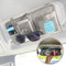 MyGadget Organizzatore Parasole per Auto in Smilpelle - Organizer con Tasca interna - Accessorio Portaoggetti anti-caduta per Viaggi in Macchina - Grigio