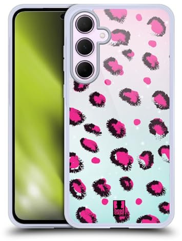 Head Case Designs Leopard Tierdrucke Soft Gel Handyhülle Hülle kompatibel mit Samsung Galaxy A35 5G