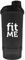FIT ME Protein Shaker Proteinshake mit Pulverfach - Schwarz Eiweiß Shaker DEHP und BPA frei 500 ml - Proteinshaker mit Messskala - Spülmaschinengeeignet