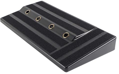 Sunydog RPB-1BK Großes Gitarren-Effekt-Pedalboard Robustes PE-Kunststoff-Gitarren-Pedalboard-Gehäuse mit Klebeband Gitarrenpedal-Zubehör