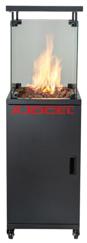 Jocel JAT014108 Terrassenheizer Heizpilz, Leistung 5000-13000W, G30 Butan und G31 Propangas