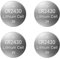 Rudiaoa 5Pieces 3V CR2430 Lithium Button Battery Coin Cell Button Watch Batteries For Toy Clock Remote Control Calculators