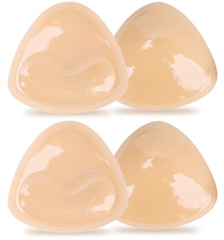 MeiKYing Coppe Adesive Seno Push Up Invisibile Reggiseno Adesivo Doppia-Faccia Cuscinetti per Reggiseno 2 Paia Sticky Bra Reggiseno Adesivo Delicato sulla Pelle per Donna