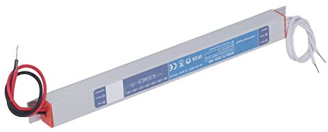 Alimentation à LED 20W, Transformateur IP20 étanche Dimmable 12V 5amps pour la Barre Lumineuse, Lumière à Bande, Lumière de Vitrine, Applications Larges (12V)