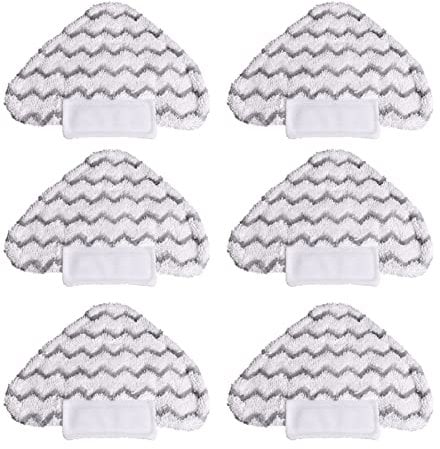 Shark Lift-Away Pro & Genius Steam Pocket Mop S3973 Replacement Parts - Microfiber Triangle & H-Shaped Mop Pads Set