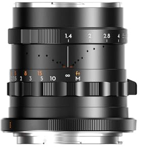 Thypoch Simera 28mm F1.4 Full-Frame RF-Mount Prime Lens, Manual Focus Fast Aperture Lens for Canon Cameras RF– Black