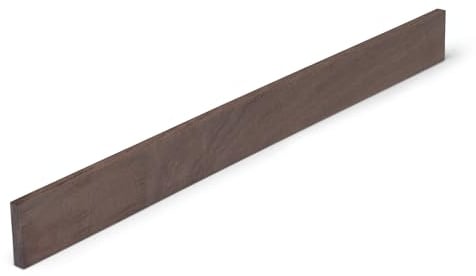 Woodsellers® Nussbaum Holzleiste 8 × 20 × 1000 mm – Massiv & glatt gehobelt – naturbelassen & verleimfertig für Möbelbau & Innenausbau