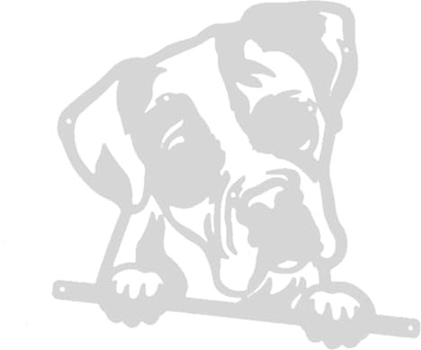 ZUJIABAO Metall-Stanzschablone, Motiv: Denkender Hund, Schablone, Scrapbooking, Album, Stempel, Papier, Karten, Prägung, Dekoration, Kreise