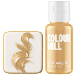 Colour Mill Metallic Food Paint 20ml (Champagne)