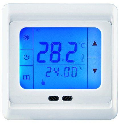 Touch-Screen Thermostat HT07 Blue für elektrische Fußbodenheizung mit TWIN-Technologie