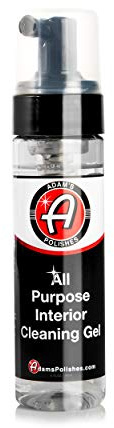 Adam's All Purpose Interior Cleaning Gel - Car Interior Cleaning For Interior Detailing Leather Seats, Vinyl Carpet, Upholstery, Plastic & Rubber Surfaces