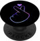 PopSockets K-pop Galaxy Finger Heart Korean Pop Music Fan Lover Korea PopSockets PopGrip: Ausziehbarer Sockel und Griff für Handys/Tablets mit Tauschbarem Top