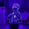 Anime Hankyuu Tobio Kageyama Nachtlicht für Schlafzimmer Dekoration Nachtlicht 3D Manga Illusion Licht Kinder Geburtstagsgeschenk-7 Farben Keine Fernbedienung_QQ1.