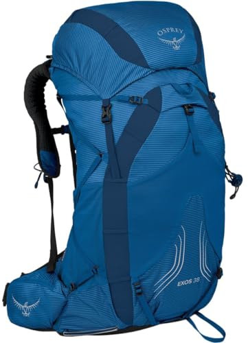 Osprey Herren Exos 38 Rucksack, blue ribbon, L-XL