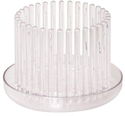 Orchitop S-Set - Design Orchideentopf inkl. Untersetzer für kleinere Orchideen, Farbe transparent